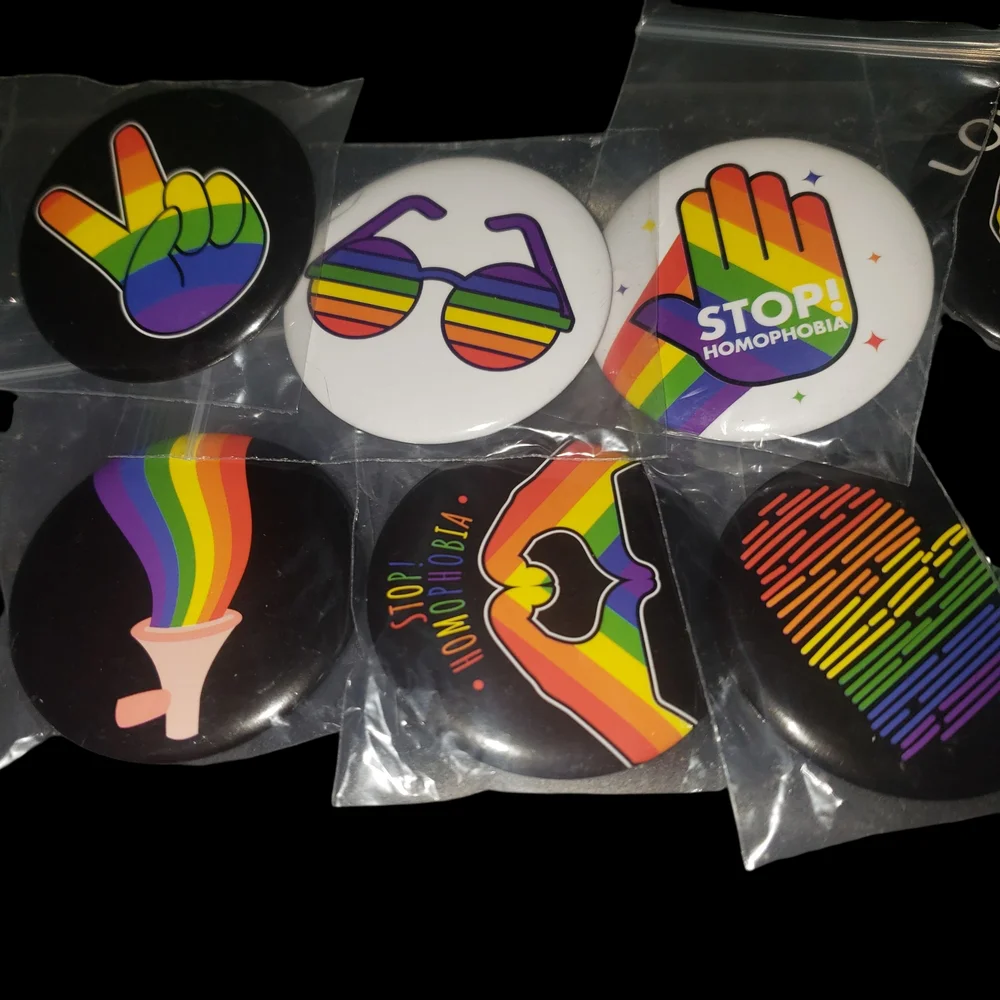 Lot of 10 Pride Pins